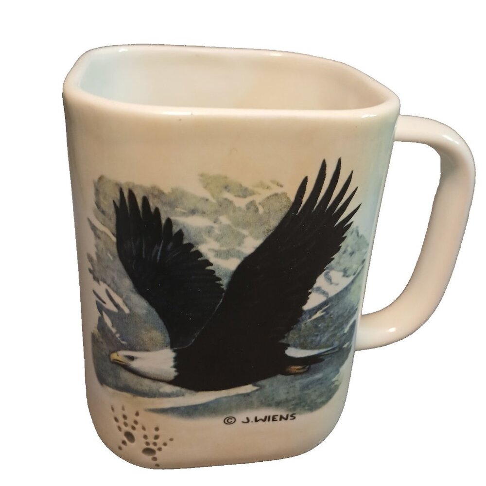 Eagle Sanctuary Mww Market Square Coffee Mug Tea Cup J Wiens Artist Preowned